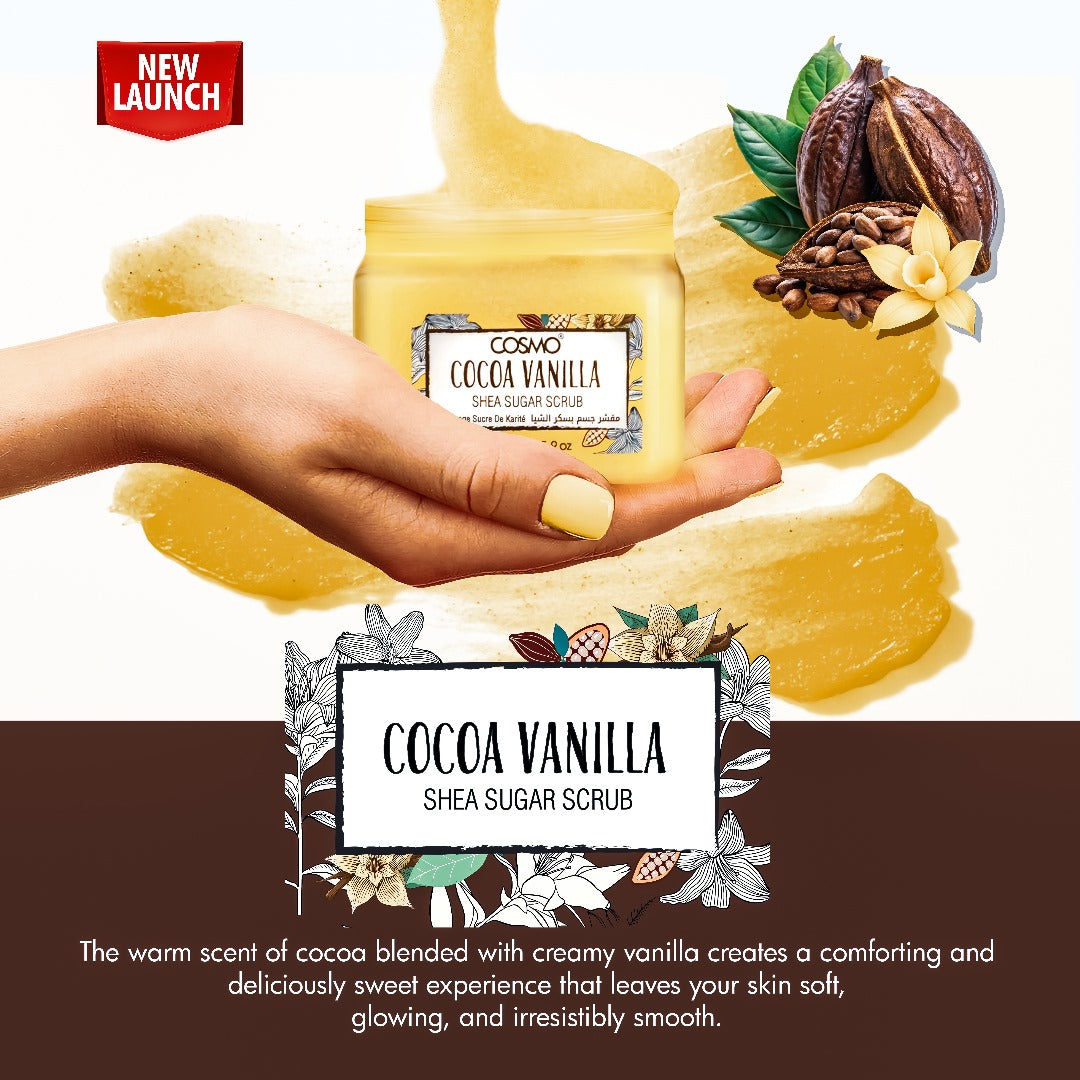 Cocoa Vanilla Shea Sugar Scrub